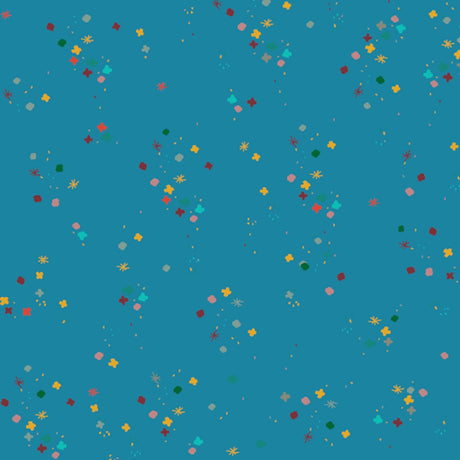 Cotton Fabric Teal Touch Mystery 43/44"