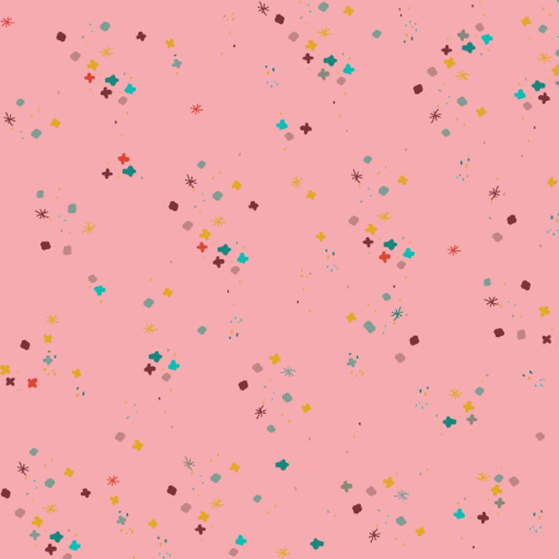 Cotton Fabric Sweet Pink Mystery 43/44"