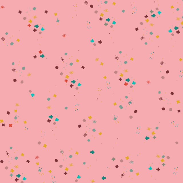 Cotton Fabric Sweet Pink Mystery 43/44"