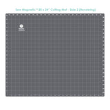 Sew Magnetic Cutting System Magnetic Cutting System - Self-Healing Magnetic Cutting Mat, Acrylic Magnetic Ruler, 20" X 24" Mat, 6.5" X 24" Ruler, Right-Handed System, 12 Magnets (1 Kit)