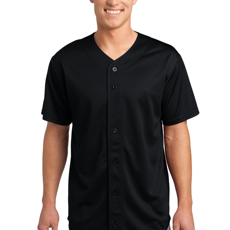 Sport-Tek® PosiCharge Tough Mesh Full-Button Jersey