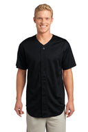 Jersey de botones completo de malla resistente PosiCharge Sport-Tek®