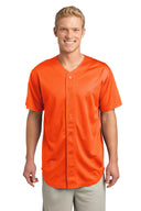 Jersey de botones completo de malla resistente PosiCharge Sport-Tek®
