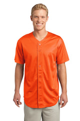 Sport-Tek® PosiCharge Tough Mesh Full-Button Jersey