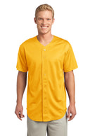 Jersey de botones completo de malla resistente PosiCharge Sport-Tek®