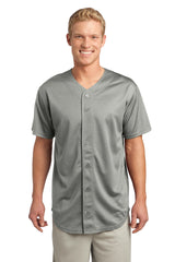 Sport-Tek® PosiCharge Tough Mesh Full-Button Jersey