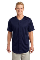 Jersey de botones completo de malla resistente PosiCharge Sport-Tek®