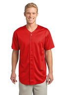 Jersey de botones completo de malla resistente PosiCharge Sport-Tek®