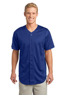 Jersey de botones completo de malla resistente PosiCharge Sport-Tek®
