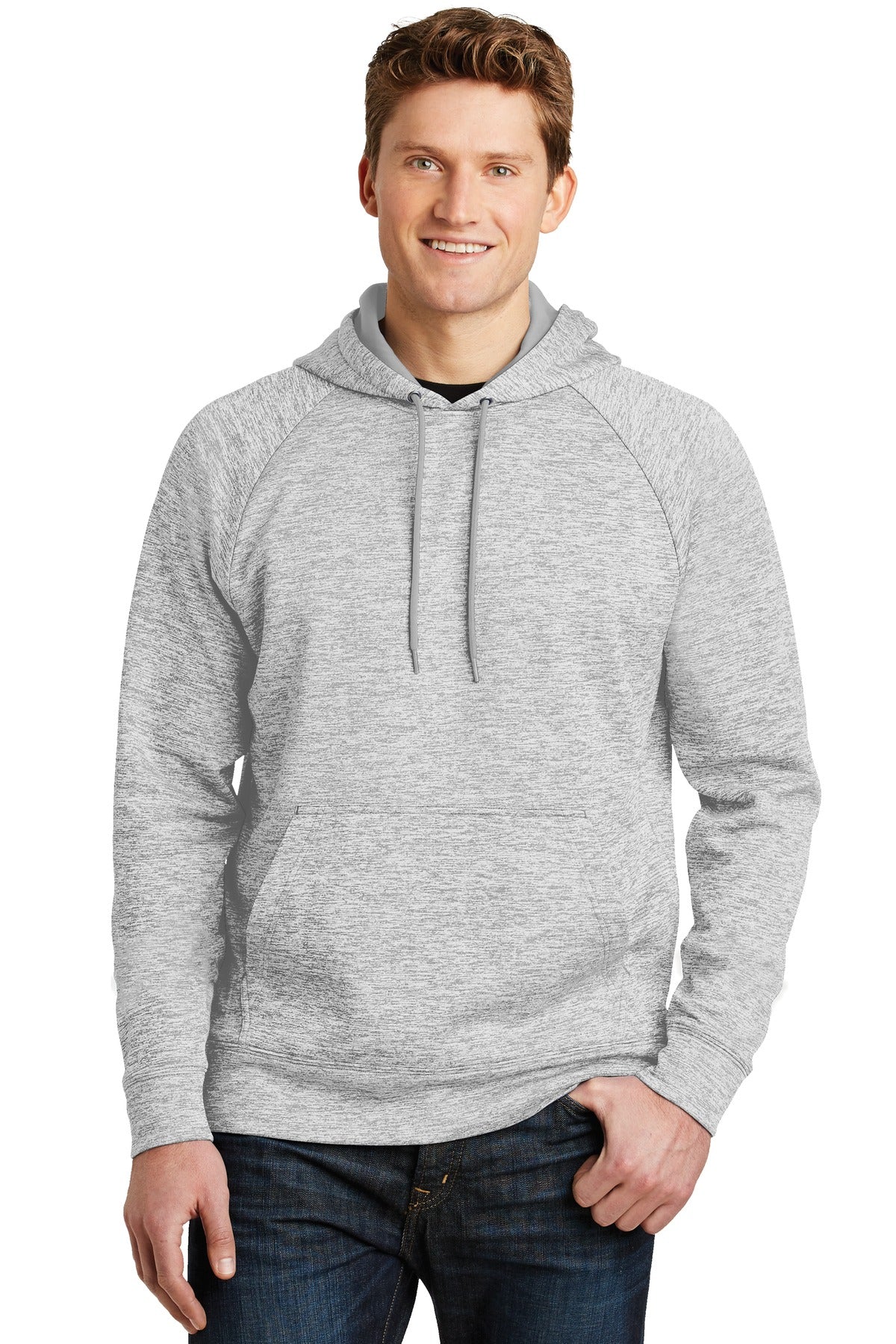 Sport-Tek® PosiCharge Electric Heather Fleece Hooded Pullover