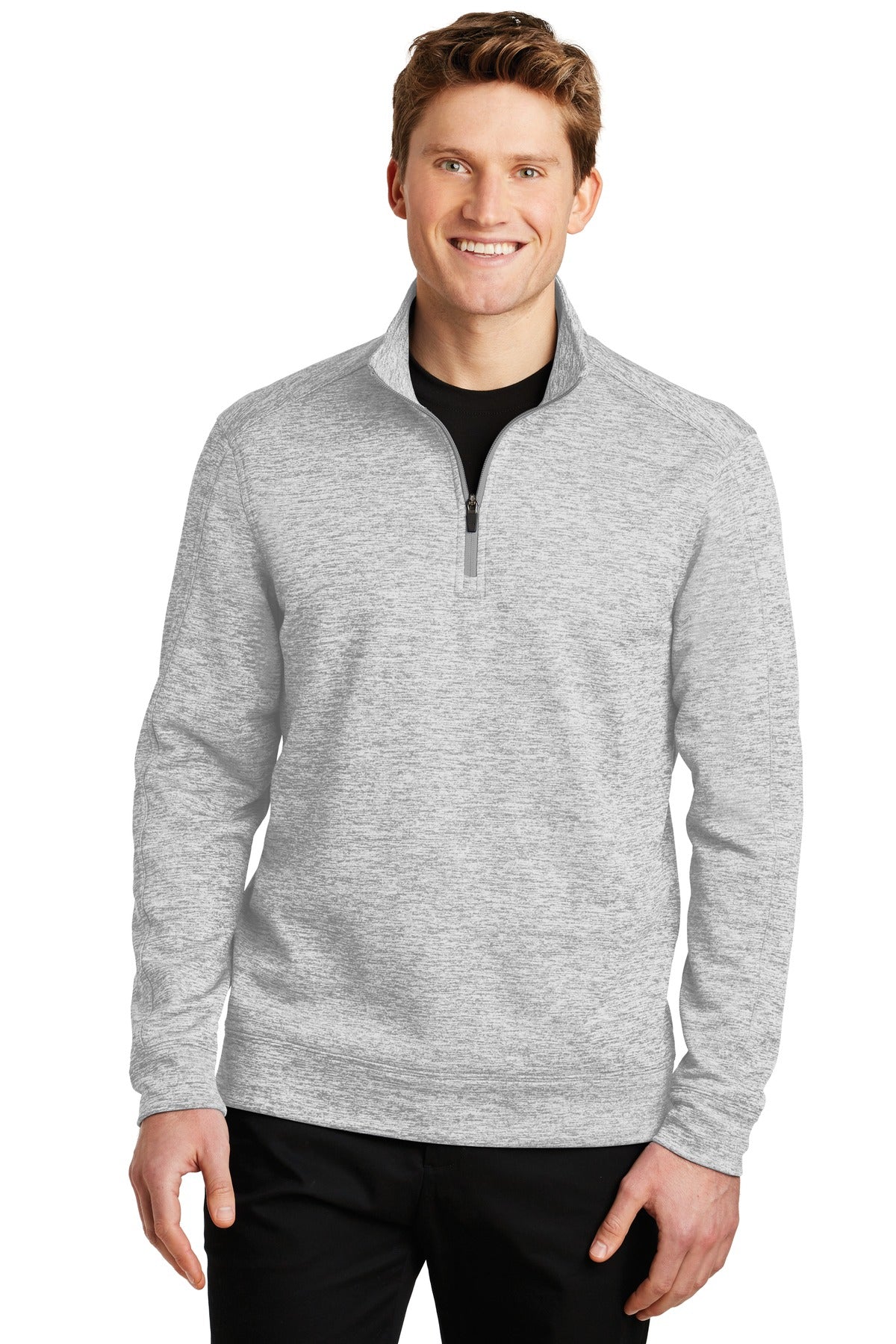 Sport-Tek® PosiCharge Electric Heather Fleece 1/4-Zip Pullover