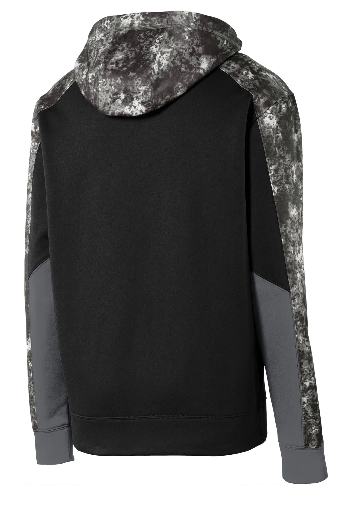 Sport-Tek® Sport-Wick Mineral Freeze Fleece Colorblock Hooded Pullover