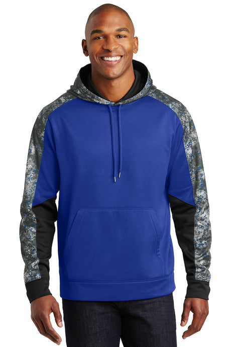 Sport-Tek® Sport-Wick Mineral Freeze Fleece Colorblock Hooded Pullover