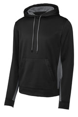 Sport-Tek® Sport-Wick Fleece Colorblock Hooded Pullover