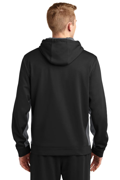 Sport-Tek® Sport-Wick Fleece Colorblock Hooded Pullover