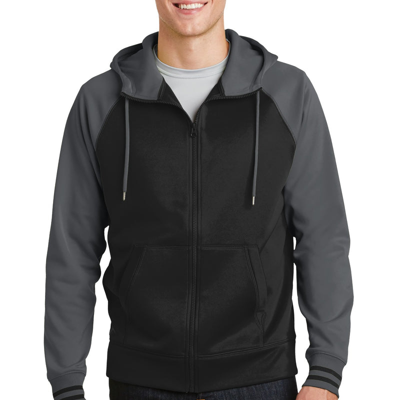 Sport-Tek® Sport-Wick Varsity Fleece Full-Zip Hooded Jacket