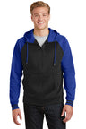 Sport-Tek® Sport-Wick Varsity Fleece Full-Zip Hooded Jacket