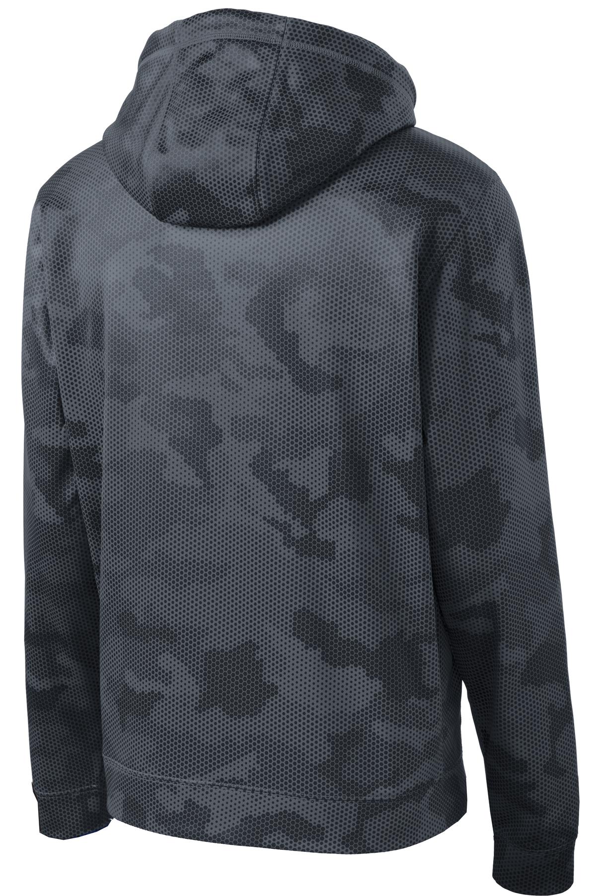 Sport-Tek® Sport-Wick CamoHex Fleece Hooded Pullover