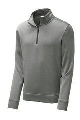 Sport-Tek® PosiCharge Sport-Wick Heather Fleece 1/4-Zip Pullover