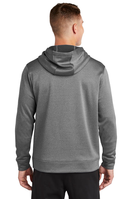 Sport-Tek® PosiCharge Sport-Wick Heather Fleece Hooded Pullover