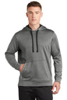 Sport-Tek® PosiCharge Sport-Wick Heather Fleece Hooded Pullover