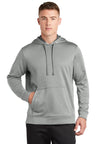 Sport-Tek® PosiCharge Sport-Wick Heather Fleece Hooded Pullover