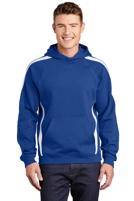 Sport-Tek® Sleeve Stripe Pullover Hooded Sweatshirt