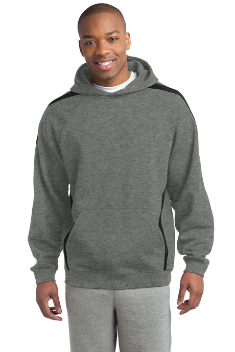 Sport-Tek® Sleeve Stripe Pullover Hooded Sweatshirt
