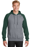 Sport-Tek® Raglan Colorblock Pullover Hooded Sweatshirt