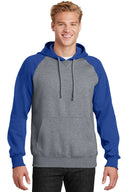 Sport-Tek® Raglan Colorblock Pullover Hooded Sweatshirt
