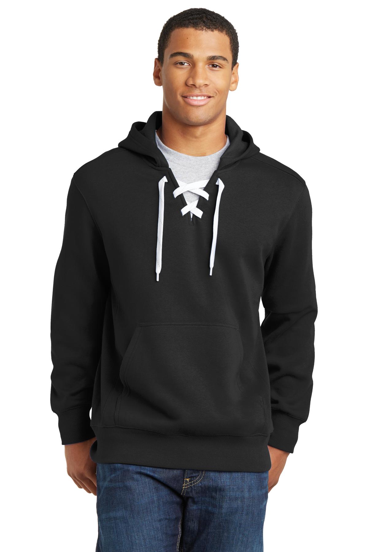 Sport-Tek® Lace Up Pullover Hooded Sweatshirt