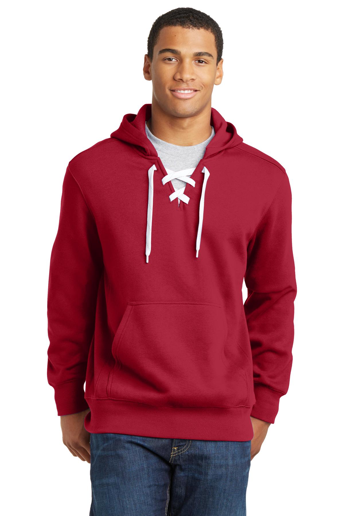 Sport-Tek® Lace Up Pullover Hooded Sweatshirt