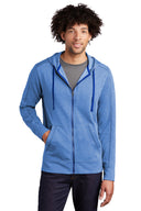 Chaqueta con capucha Sport-Tek® PosiCharge Tri-Blend Wicking Fleece con cremallera completa