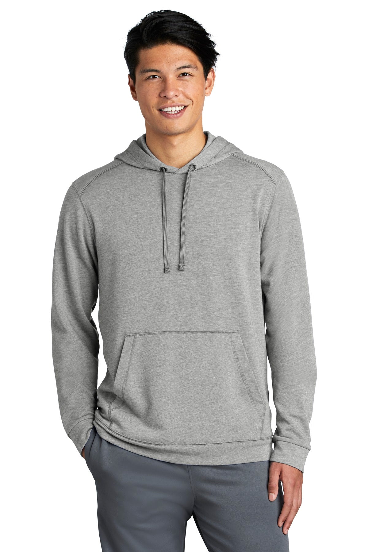 Sport-Tek® PosiCharge Tri-Blend Wicking Fleece Hooded Pullover