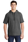 Sport-Tek® PosiCharge Tri-Blend Wicking Fleece Short Sleeve Hooded Pullover