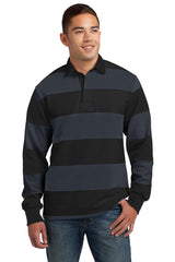 Sport-Tek® Classic Long Sleeve Rugby Polo