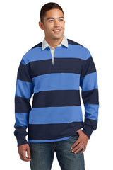 Sport-Tek® Classic Long Sleeve Rugby Polo