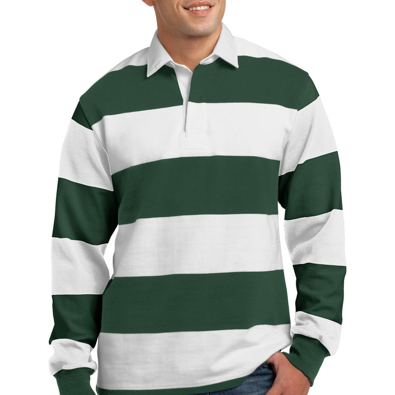 Sport-Tek® Classic Long Sleeve Rugby Polo