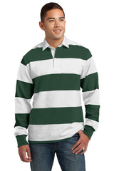 Sport-Tek® Classic Long Sleeve Rugby Polo