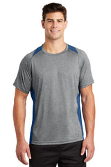 Sport-Tek® Heather Colorblock Contender Tee