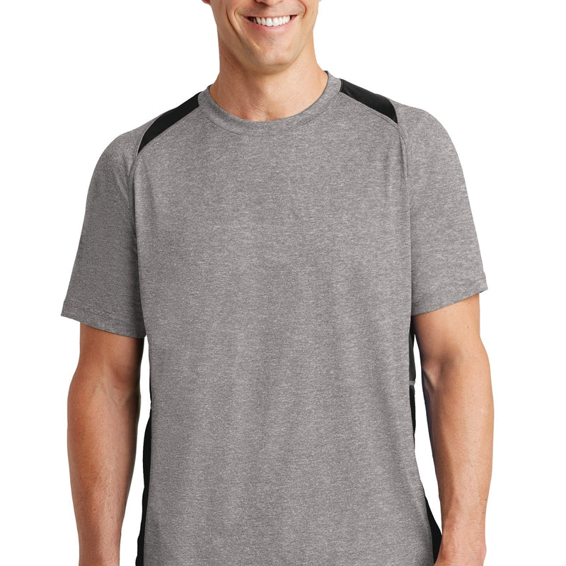 Sport-Tek® Heather Colorblock Contender Tee