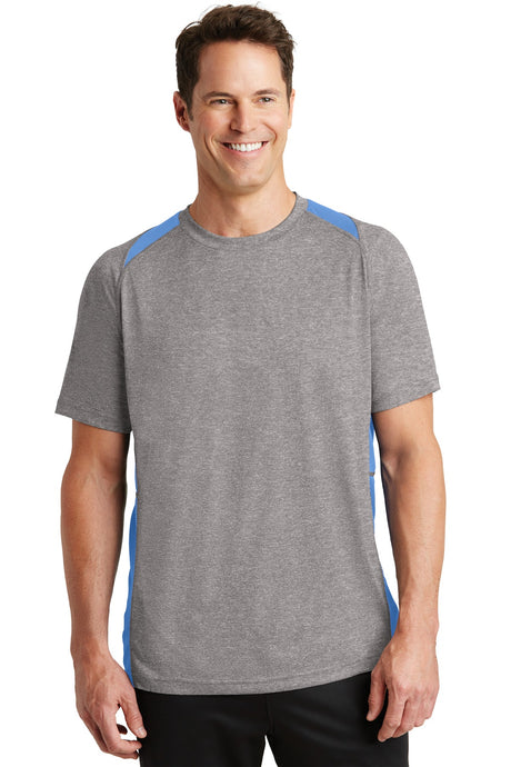 Sport-Tek® Heather Colorblock Contender Tee