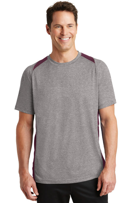 Sport-Tek® Heather Colorblock Contender Tee