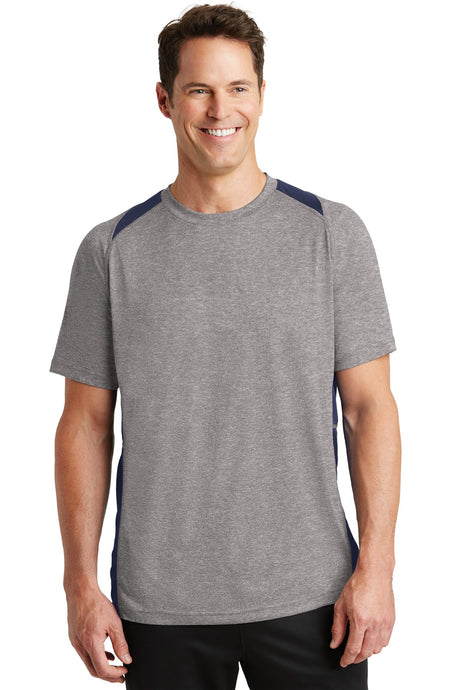 Sport-Tek® Heather Colorblock Contender Tee