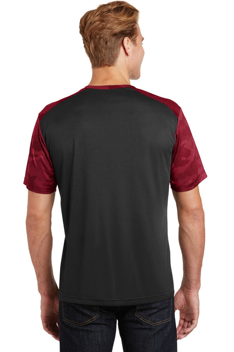 Sport-Tek® CamoHex Colorblock Tee