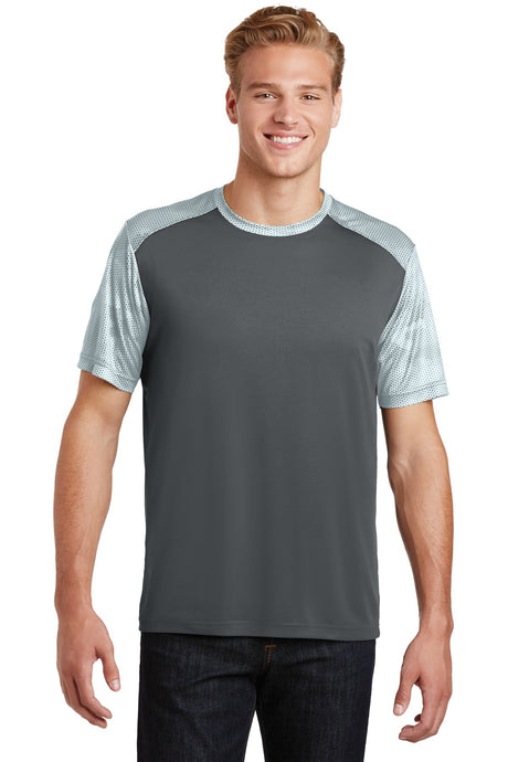 Sport-Tek® CamoHex Colorblock Tee