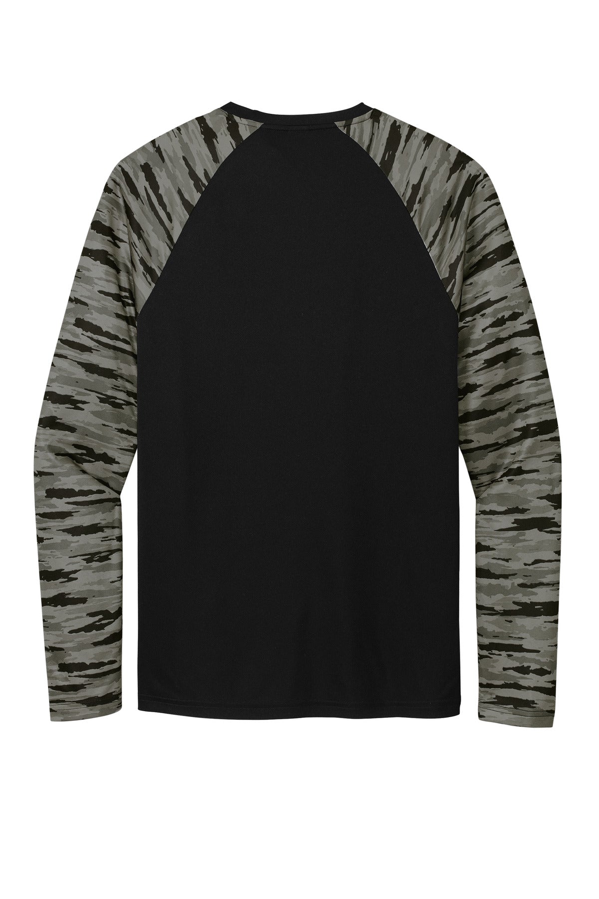 Sport-Tek® Drift Camo Colorblock Long Sleeve Tee