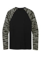 Sport-Tek® Drift Camo Colorblock Long Sleeve Tee