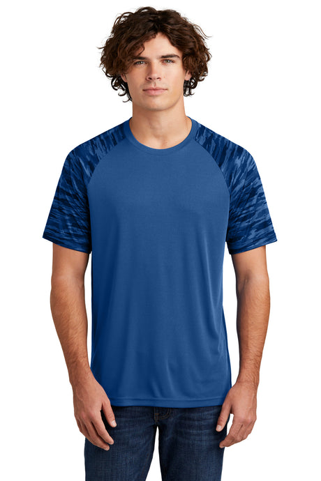 Sport-Tek® Drift Camo Colorblock Tee