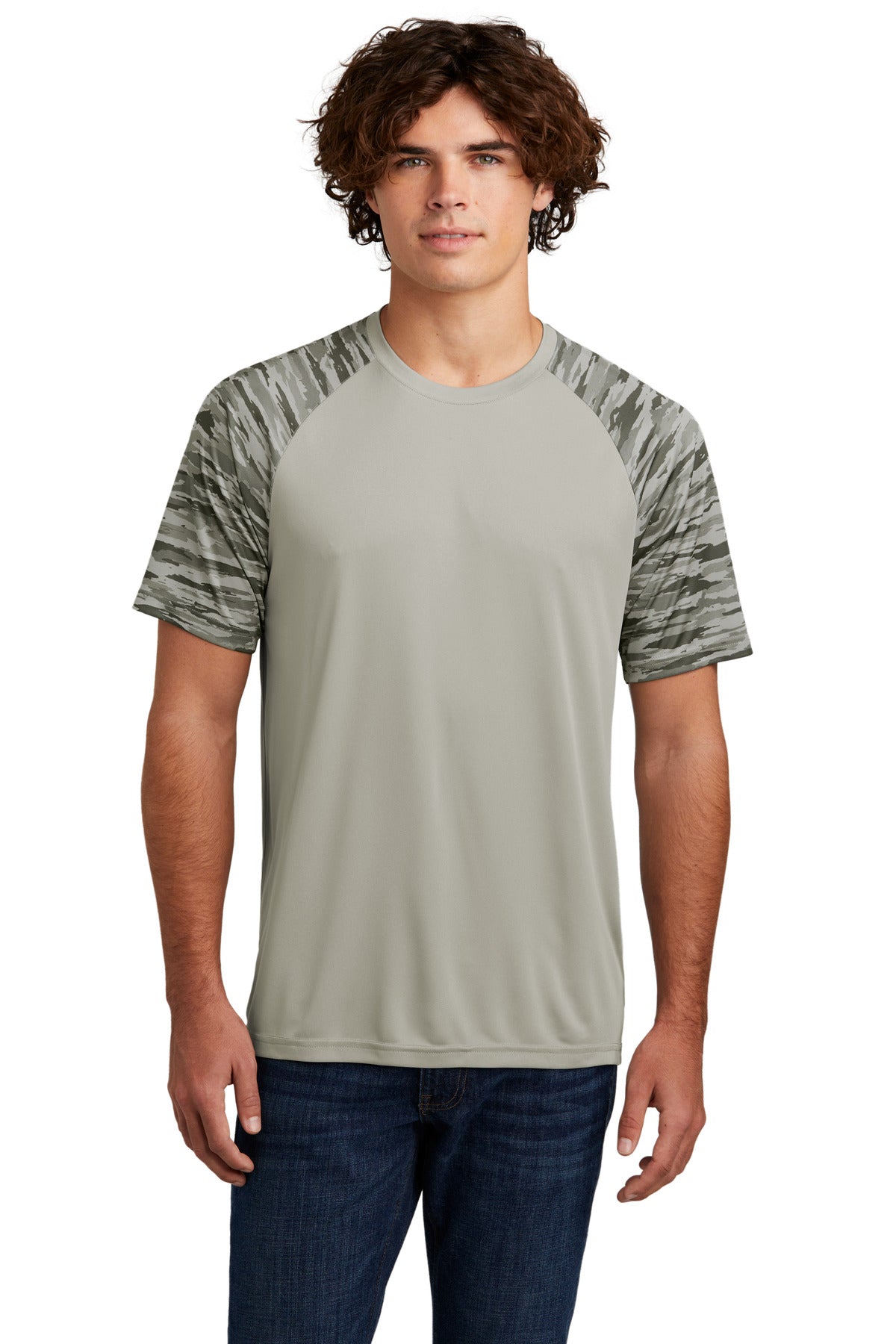 Sport-Tek® Drift Camo Colorblock Tee